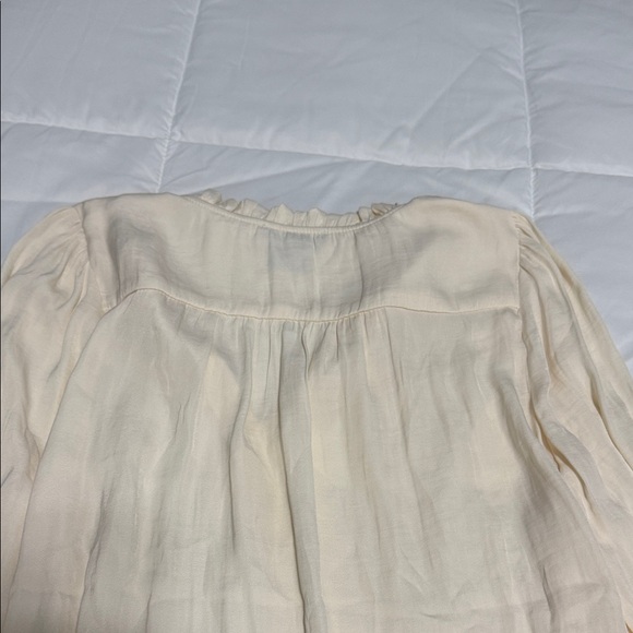 RACHEL Rachel Roy Ivory Long Sleeve Blouse - Picture 7 of 7